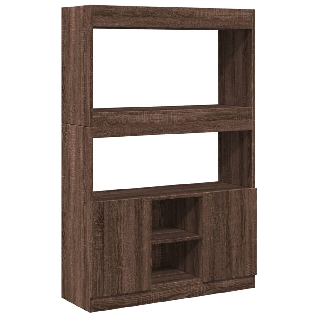 Highboard - Bücherschrank - Bücherregal - Mehrzweckschrank - Regal - 92x33x140