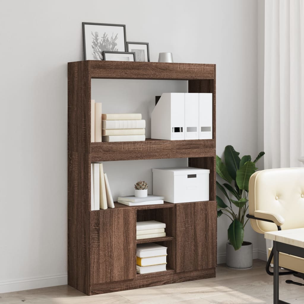 Highboard - Bücherschrank - Bücherregal - Mehrzweckschrank - Regal - 92x33x140