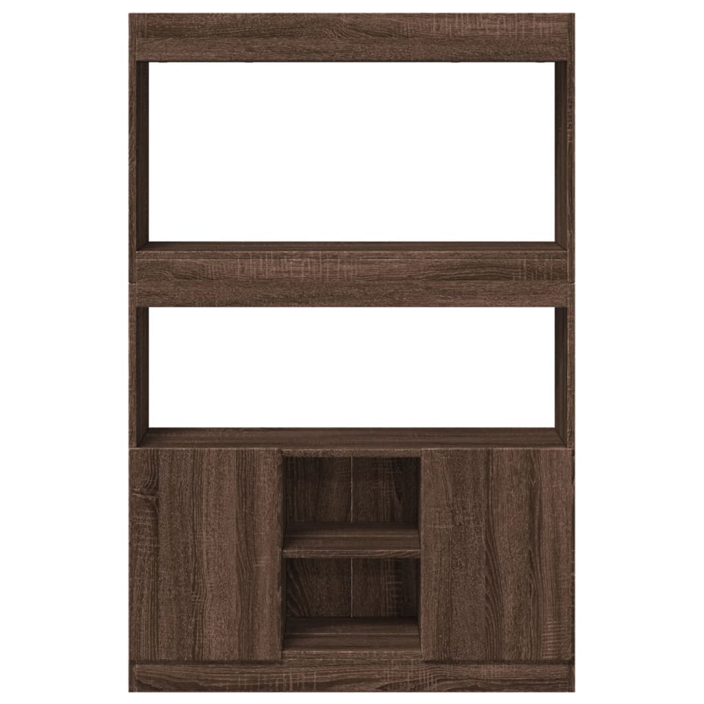 Highboard - Bücherschrank - Bücherregal - Mehrzweckschrank - Regal - 92x33x140