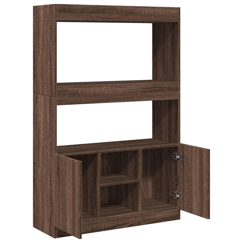 Highboard - Bücherschrank - Bücherregal - Mehrzweckschrank - Regal - 92x33x140