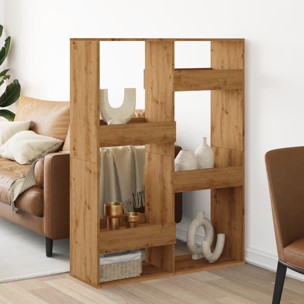 Raumteiler-Regal - Bücherregal - Holzregal - Raumtrenner - Holzregal - 100x135