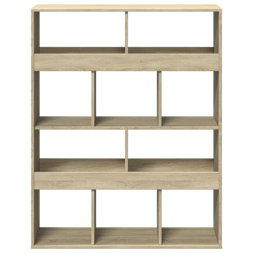 Raumteiler - CD-Regal - Bücherregal - Regal mit zehn Fächern - 100x33x125,5