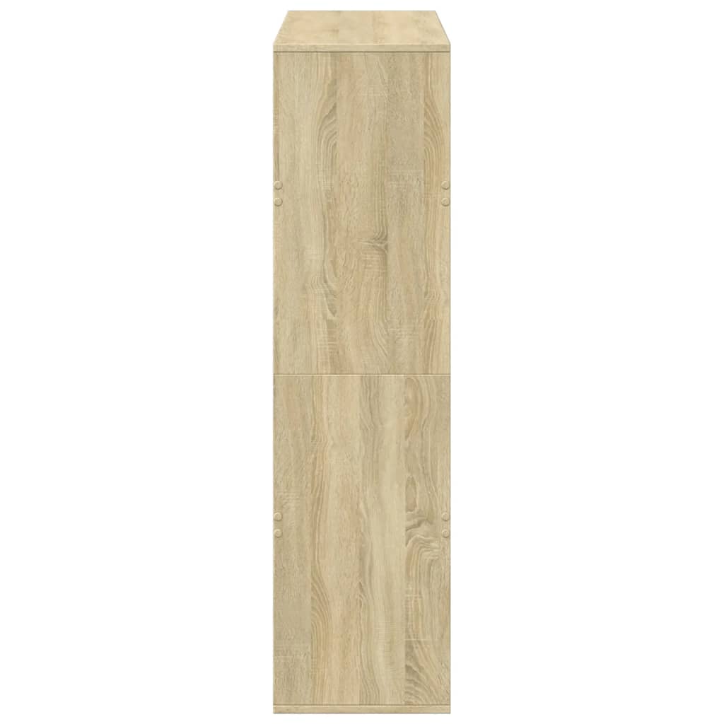 Raumteiler - CD-Regal - Bücherregal - Regal mit zehn Fächern - 100x33x125,5