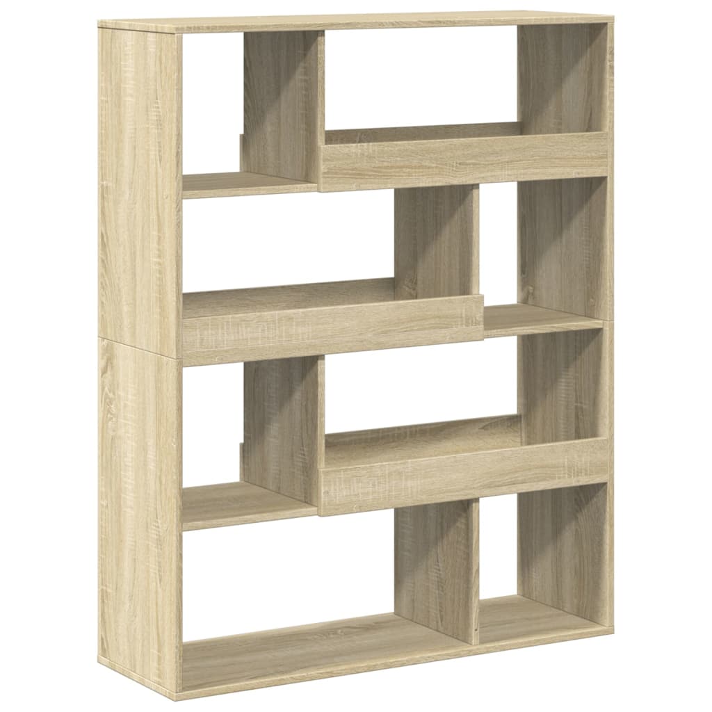 Moderner Raumteiler - Bücherregal - Dekoregal - Highboard - Holzregal - 100x125