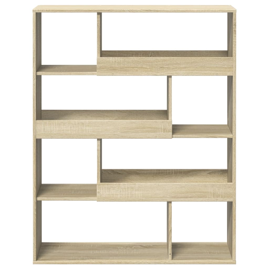Moderner Raumteiler - Bücherregal - Dekoregal - Highboard - Holzregal - 100x125