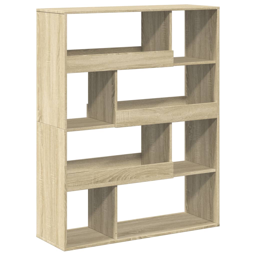 Moderner Raumteiler - Bücherregal - Dekoregal - Highboard - Holzregal - 100x125