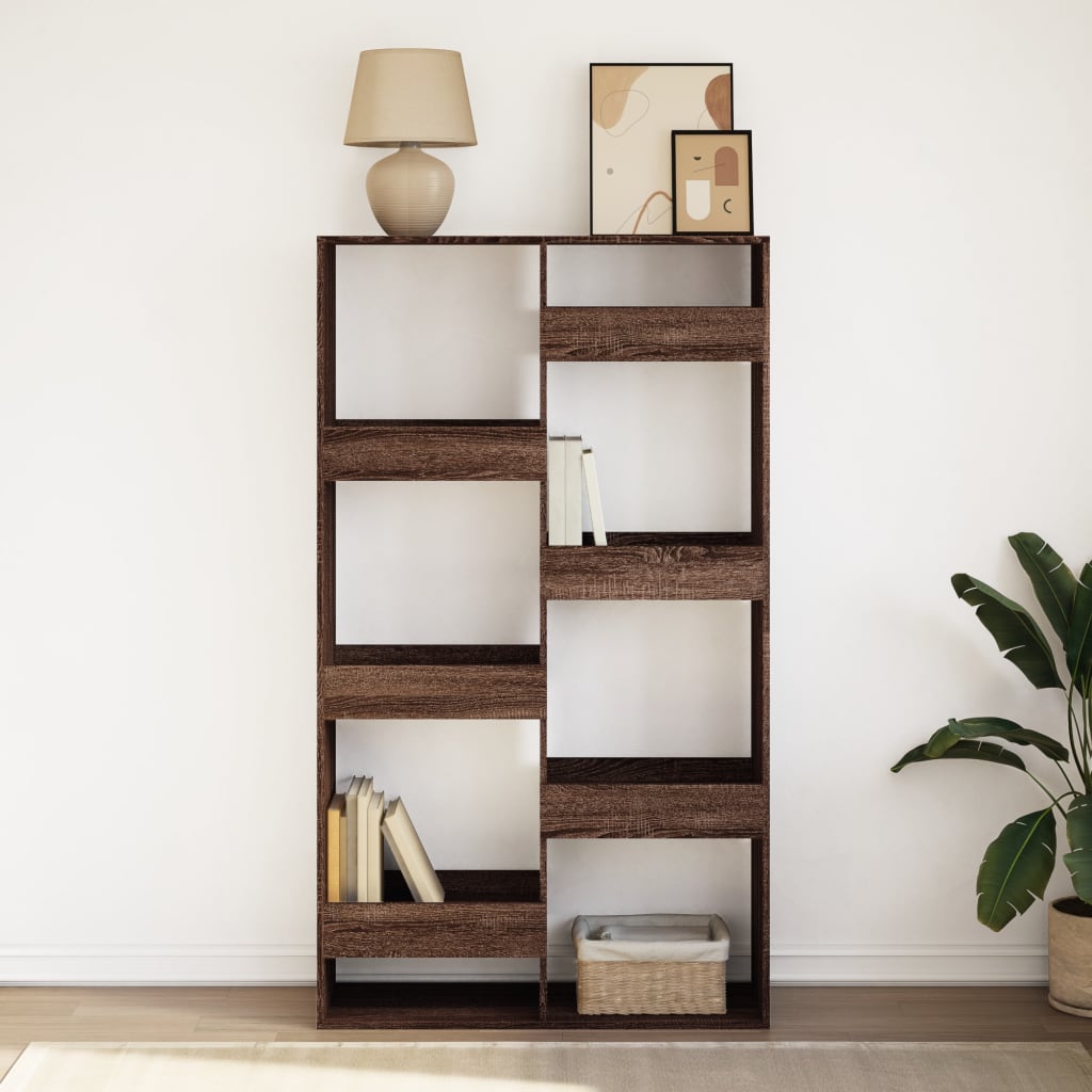Stilvolles Bücherregal mit 8 Böden - Raumteiler - Highboard - Regal - 100x175 cm