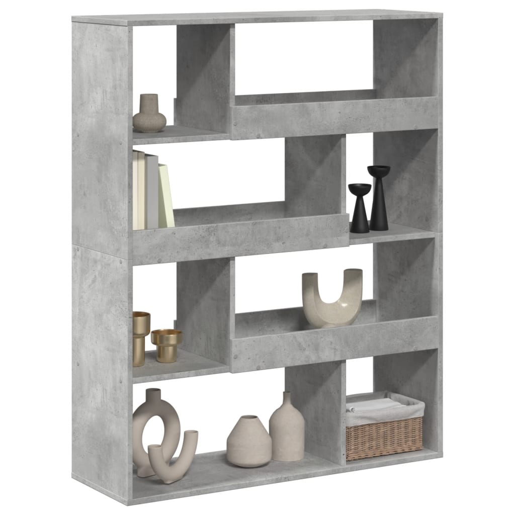 Bücherregal - Wohnregal - Highboard - Raumteiler - Holzregal - 100x33x125,5 cm
