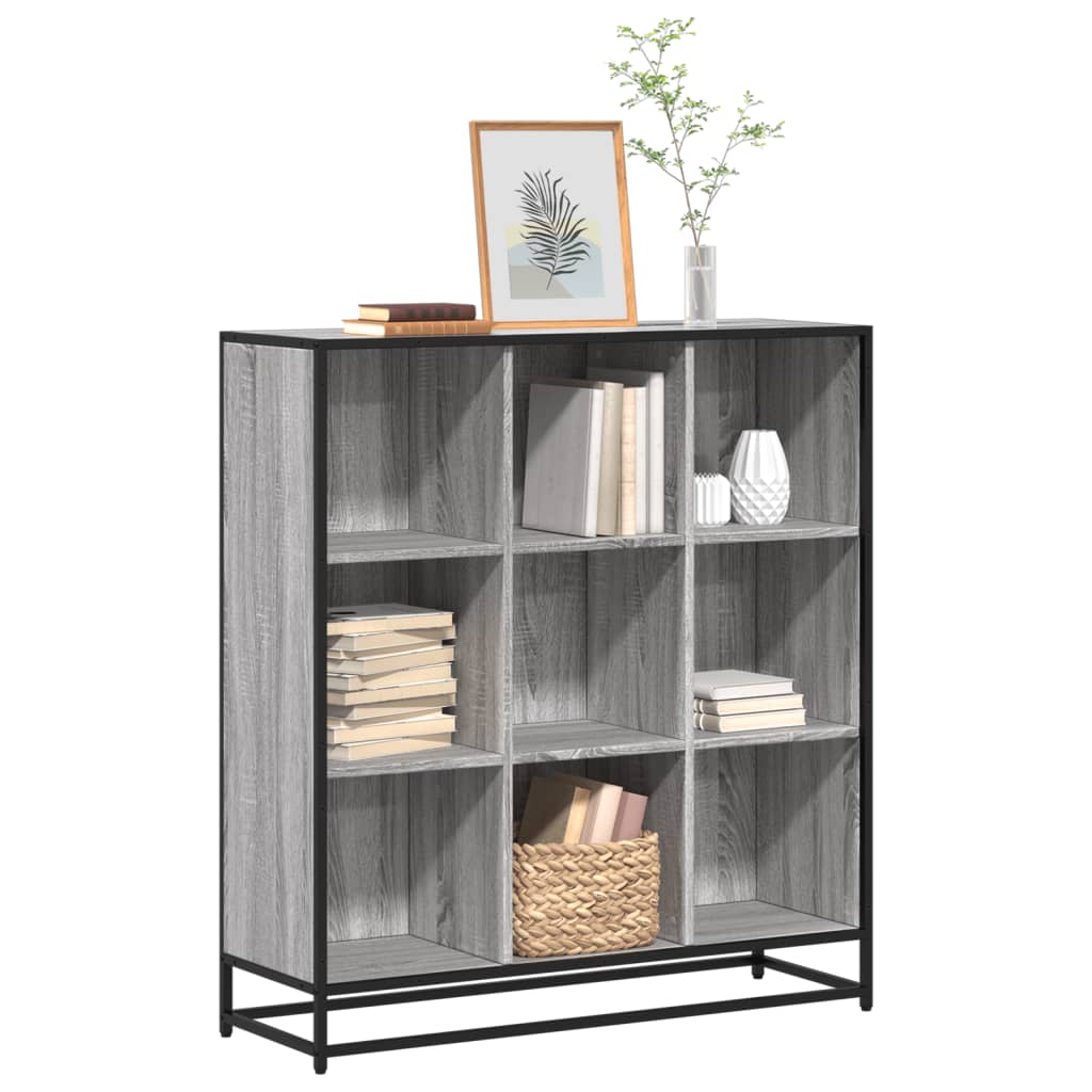 Bücherregal im Industrie-Stil - DVD-Regal - Holzregal - CD-Regal - 107,5 cm