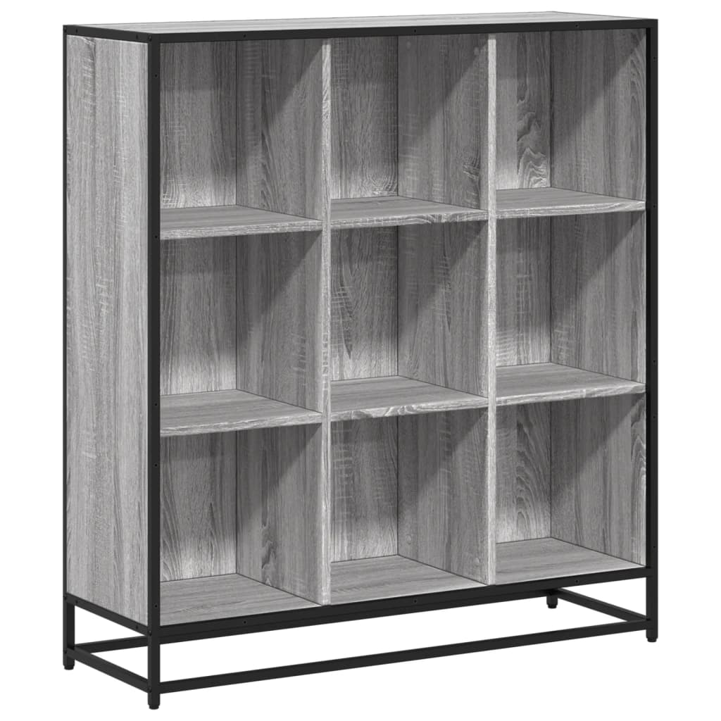 Bücherregal im Industrie-Stil - DVD-Regal - Holzregal - CD-Regal - 107,5 cm