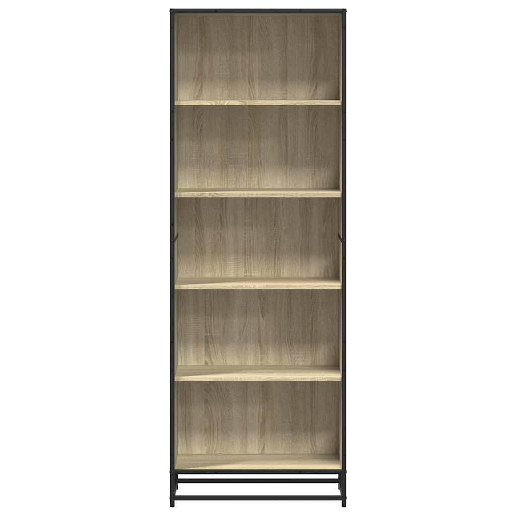 Bücherregal im industriellen Stil - Highboard - Aktenregal - Büroregal - 170 cm