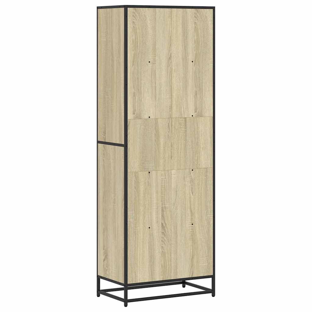 Bücherregal im industriellen Stil - Highboard - Aktenregal - Büroregal - 170 cm