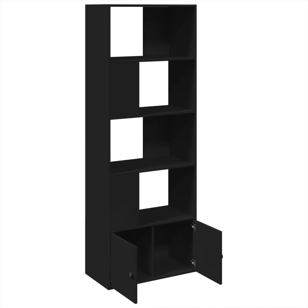 Bücherregal - Raumteiler - Wohnregal - Regal für Bücher und Deko - 70x36x189 cm