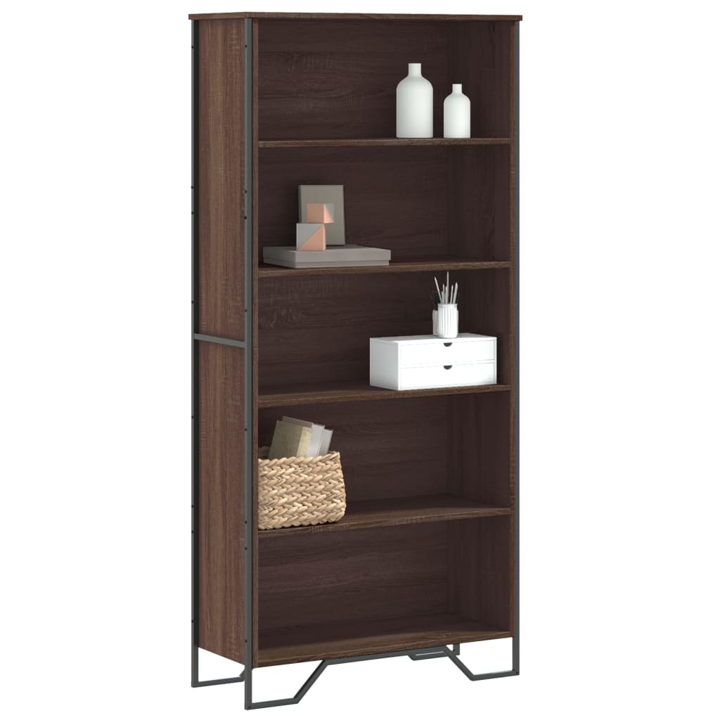 Klassisches Bücherregal - Highboard - Büroregal - Aktekrgeal - 80 x 169 cm