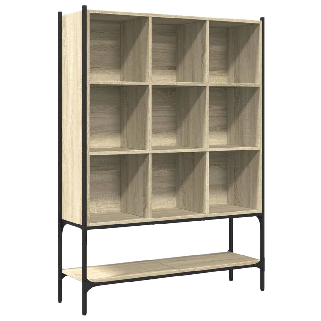 Bücherregal - Wohnregal - Regal mit neun Fächern - Dekoregal - 102x30x141,5 cm