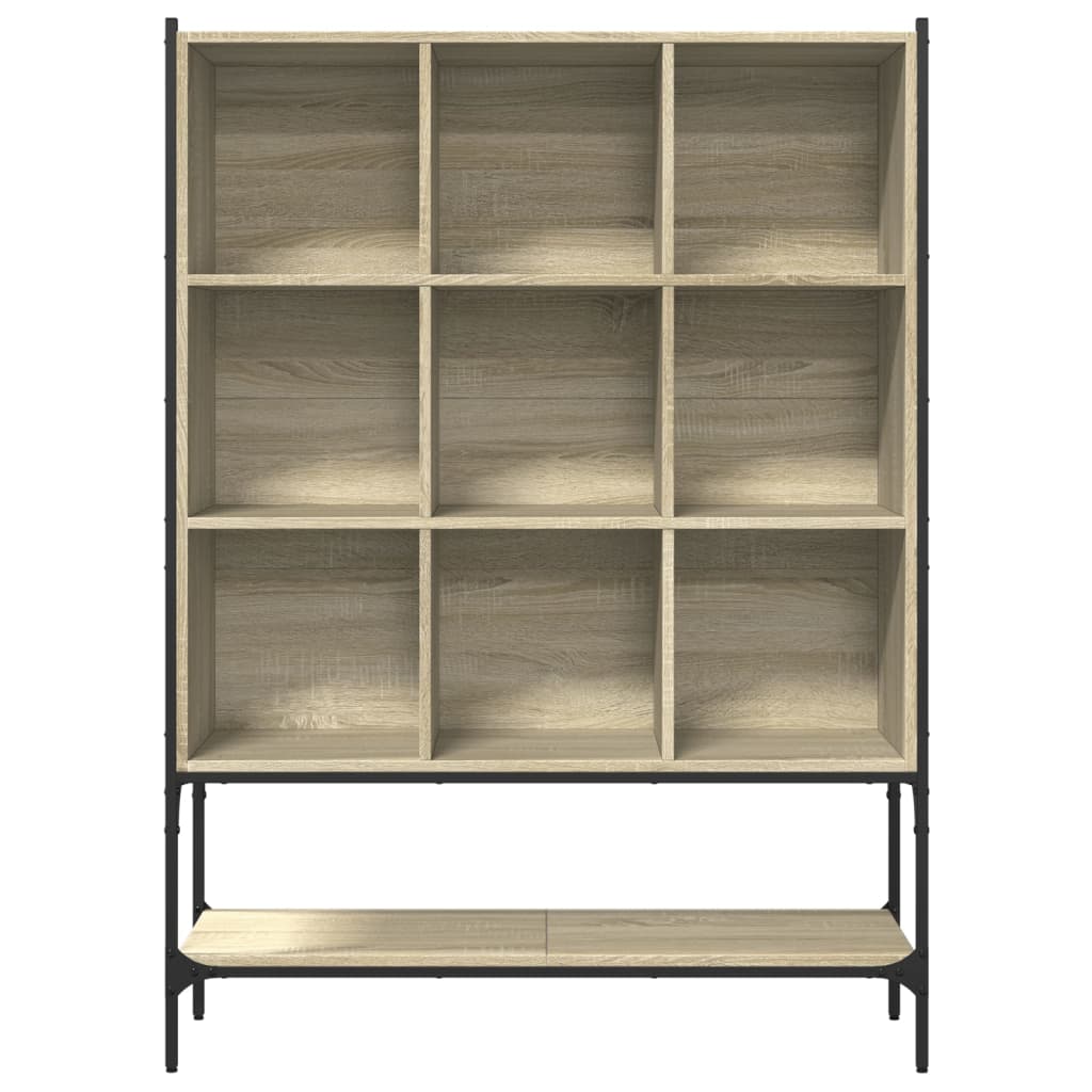 Bücherregal - Wohnregal - Regal mit neun Fächern - Dekoregal - 102x30x141,5 cm