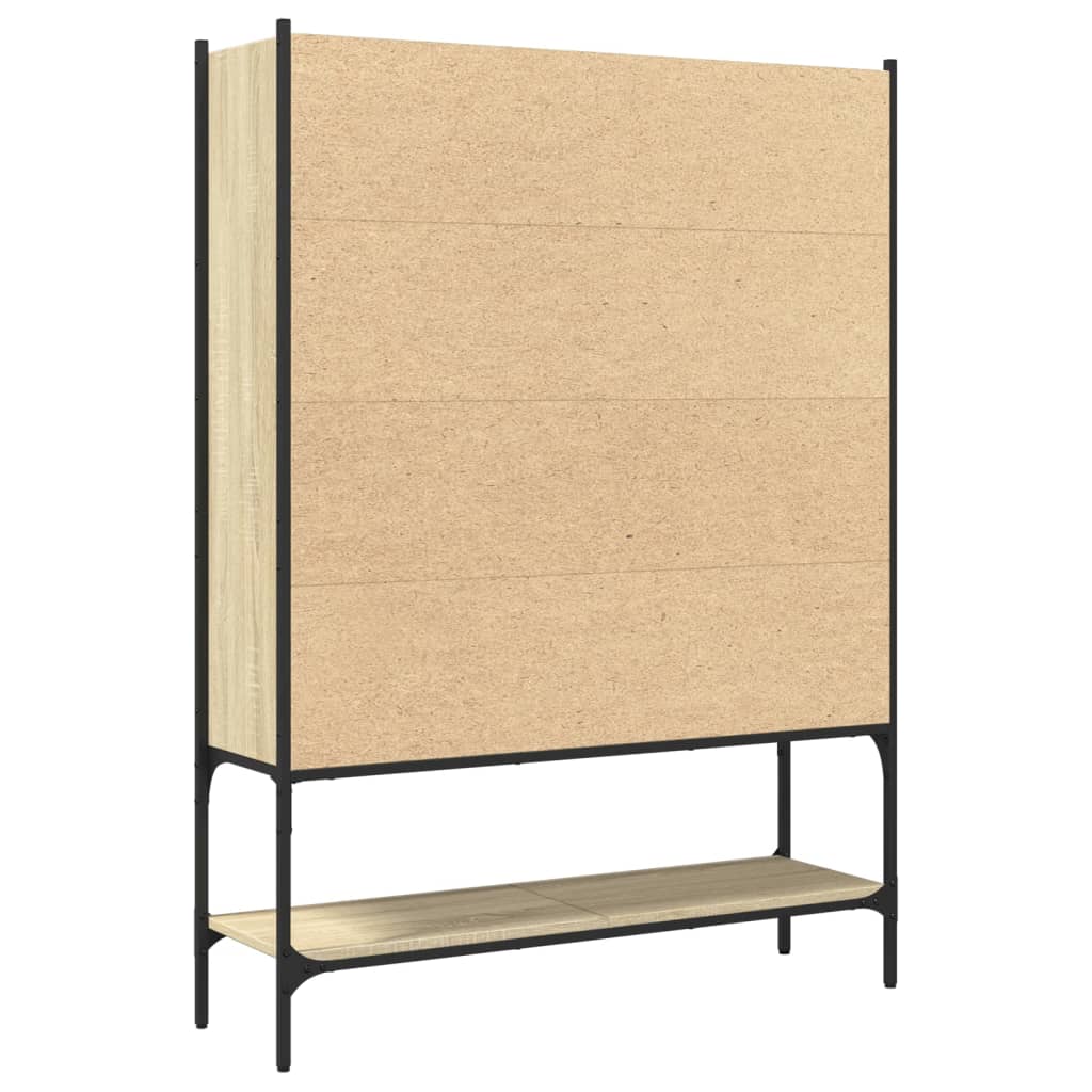 Bücherregal - Wohnregal - Regal mit neun Fächern - Dekoregal - 102x30x141,5 cm