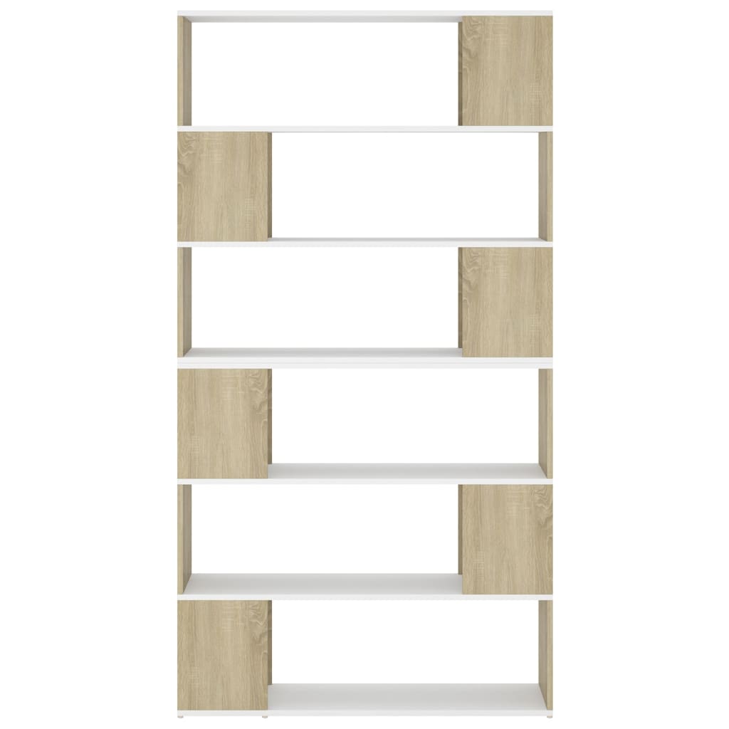 Bücherregal 2er-Set - Raumteiler - Holzregal - DVD-Regal - Highboard - 100x188cm