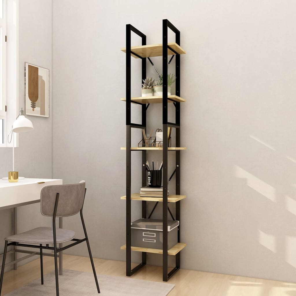 Regal-Duo - industrieller Stil - Bücherregal - Highboard - Standregal - 2-teilig