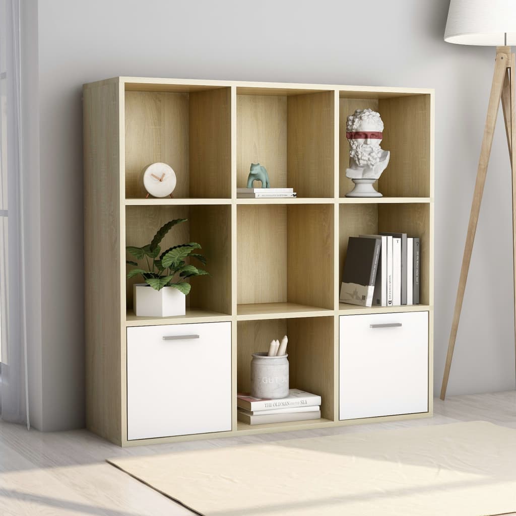 Bücherregal - Sideboard - CD-Regal - Holzregal - Lowboard - Würfelregal - 98 cm