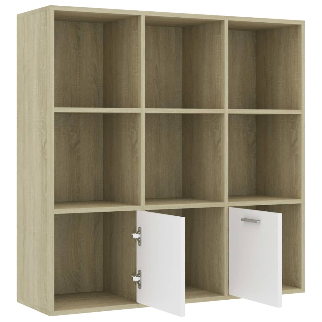 Bücherregal - Sideboard - CD-Regal - Holzregal - Lowboard - Würfelregal - 98 cm