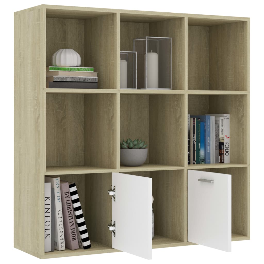 Bücherregal - Sideboard - CD-Regal - Holzregal - Lowboard - Würfelregal - 98 cm