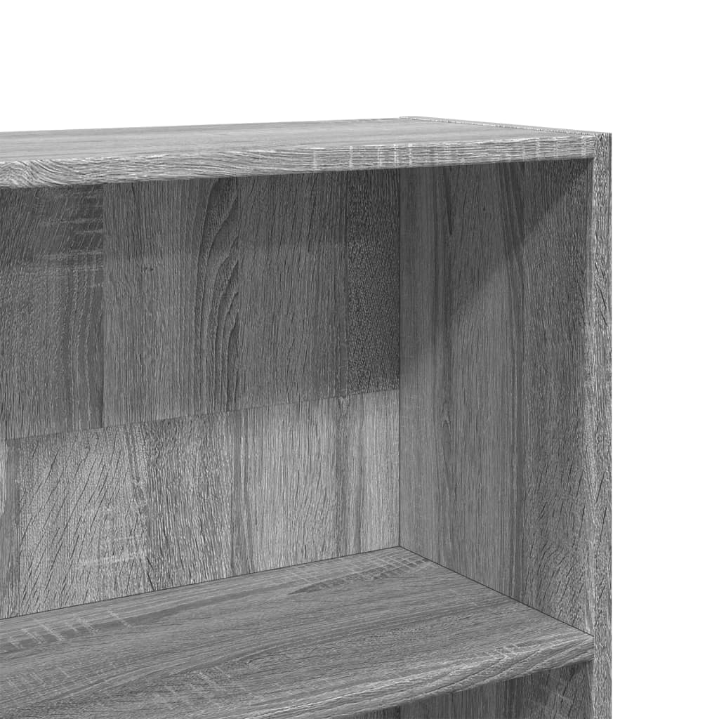 Großes Bücherregal - 80x176 cm - Aktenregal - Highboard - Büroregal - Holzregal