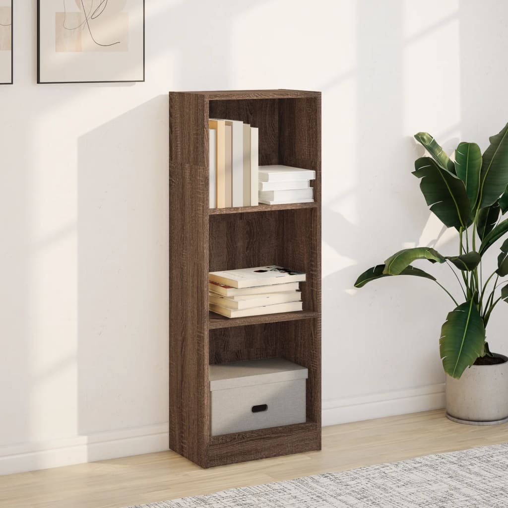 Bücherregal im modernen Stil - DVD-Regal - Büromöbel - Holzregal - 40x109 cm