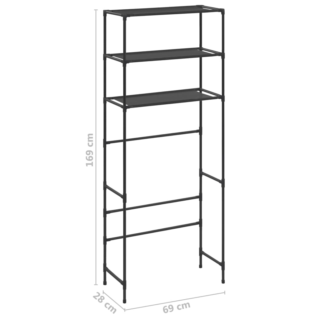 Waschmaschinenregal - Aufbewahrungsregal - Wäscheablage - Badorganizer - 69x169