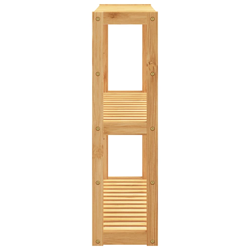 Wandregal - Duschregal - Badmöbel - Bambusregal - Badezimmerregal - 3 Ablagen