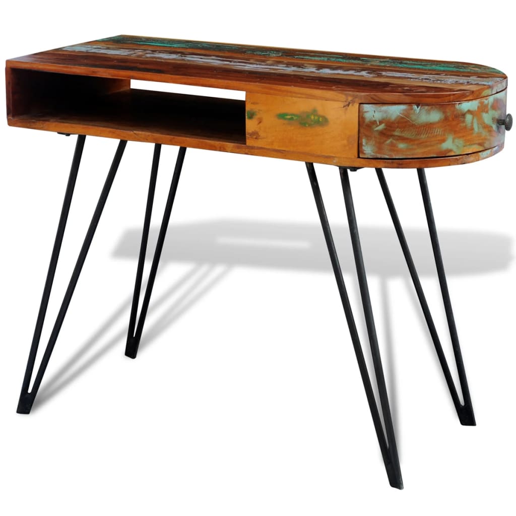Toller Schreibtisch - Workstation - Retrolook - Massivholz - Unikat - Sekretär