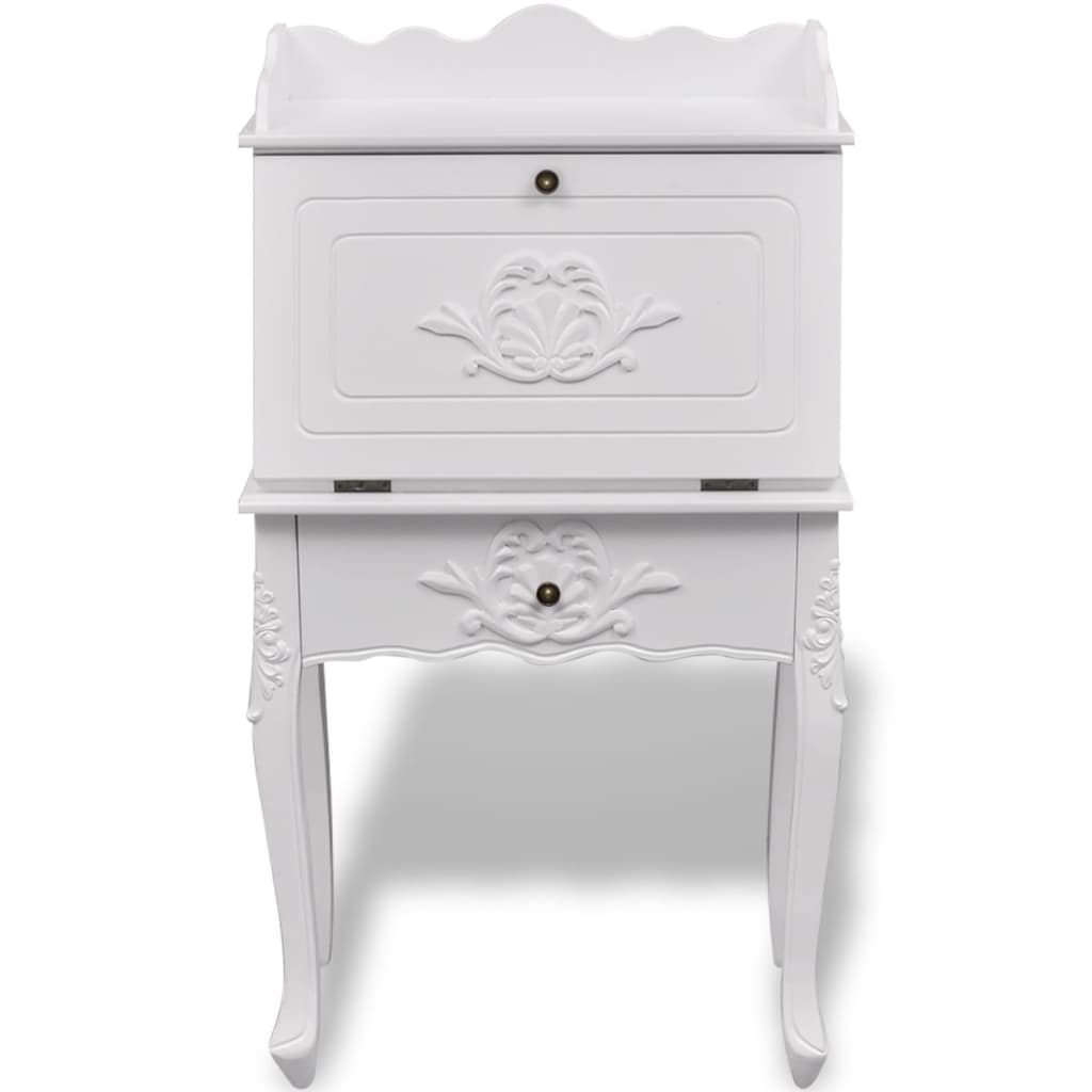 Eleganter Landhaus Sekretär - Schreibtisch - Vintage Flair - 60 x 36,4 x 111 cm