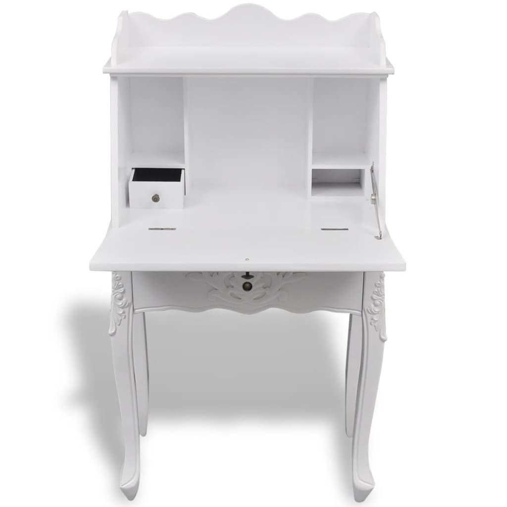 Eleganter Landhaus Sekretär - Schreibtisch - Vintage Flair - 60 x 36,4 x 111 cm