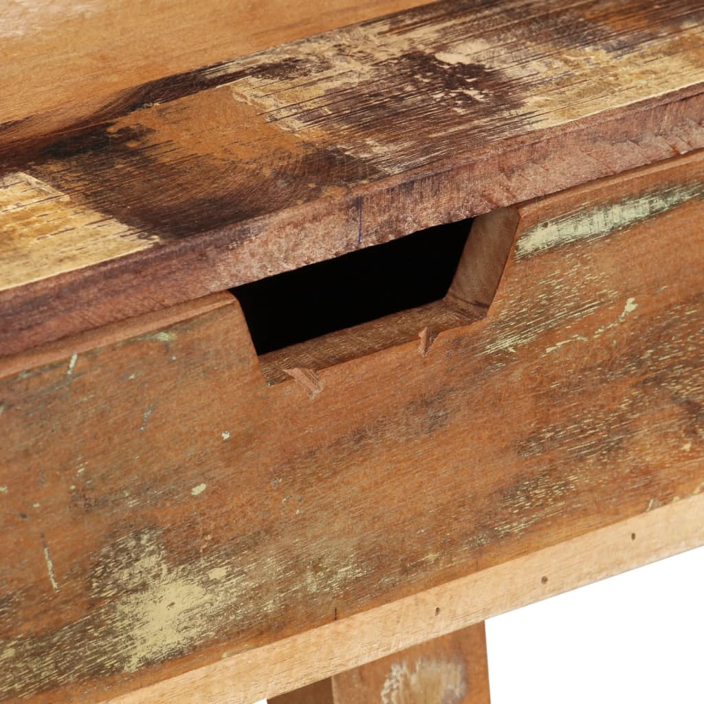 Vintage-Schreibtisch - Holzschreibtisch - Retrolook - Handgefertigtes Unikat