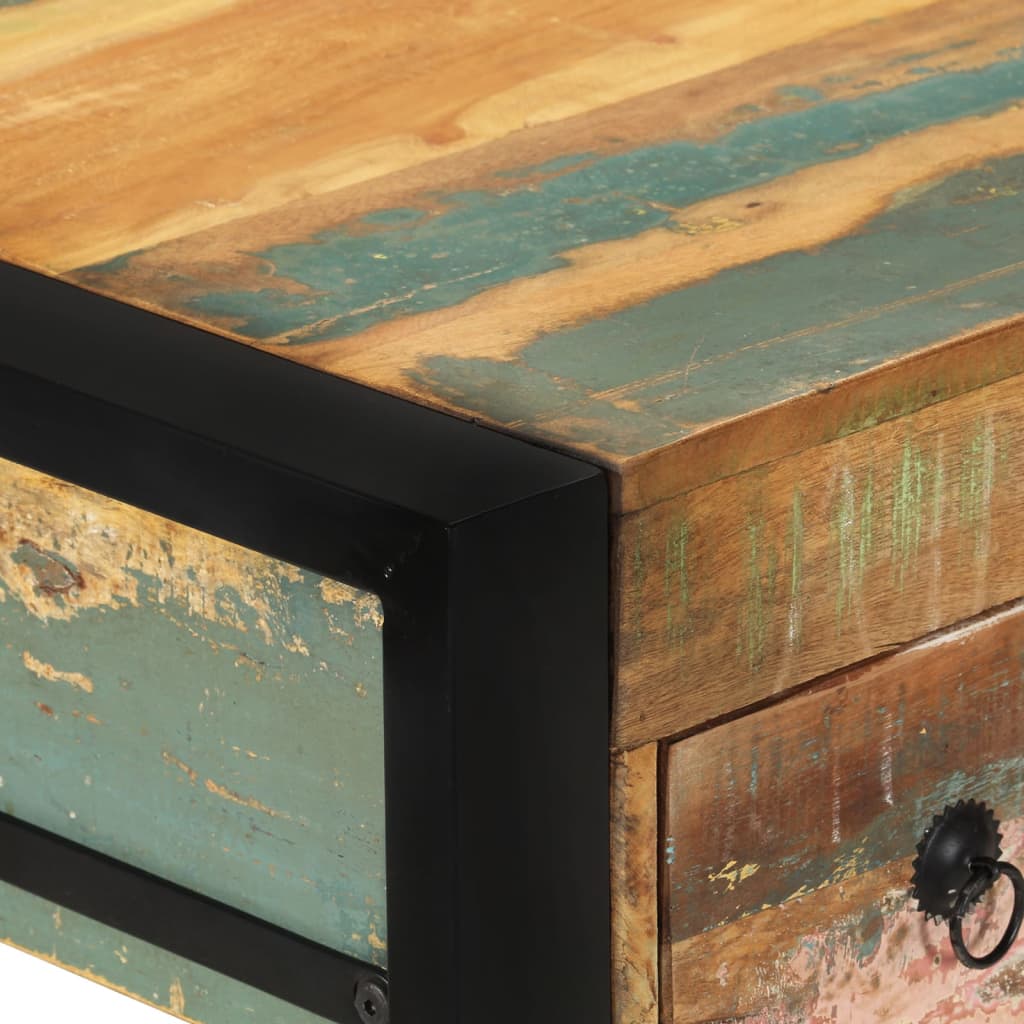 Arbeitstisch - Schreibtisch - Vintage Design - Handgefertigt - Massivholz Unikat