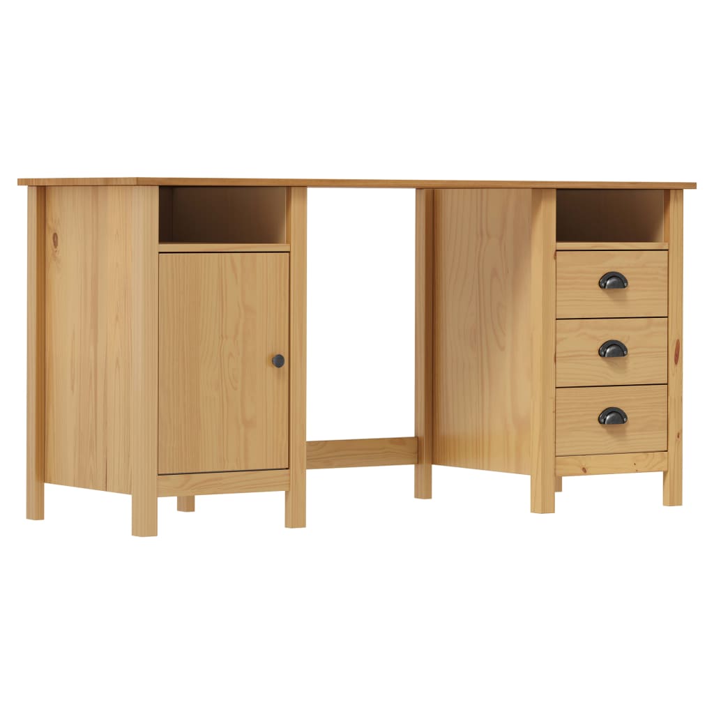 Holzschreibtisch - Schreibtisch HILL - Computertisch - Bürotisch - Homeoffice
