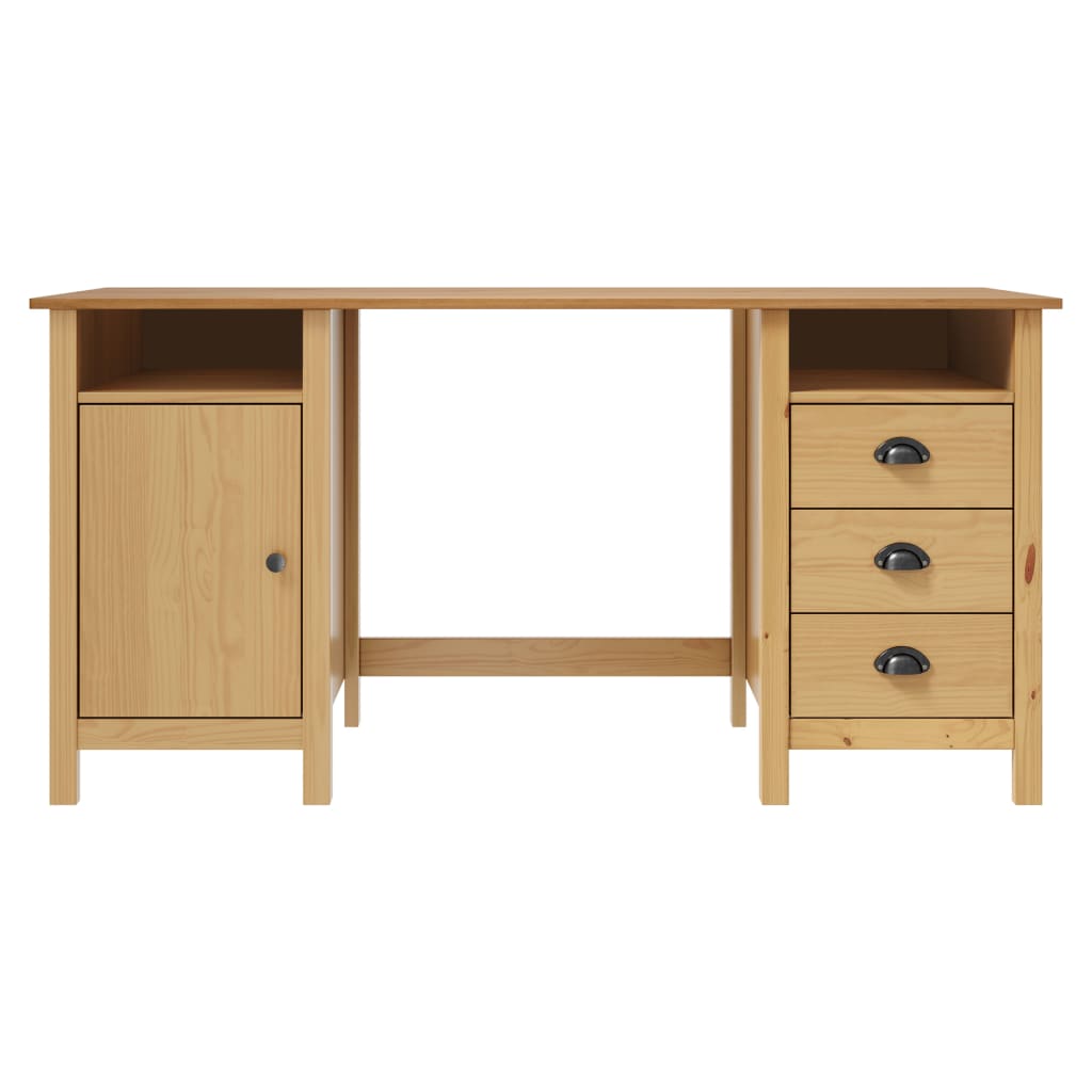Holzschreibtisch - Schreibtisch HILL - Computertisch - Bürotisch - Homeoffice
