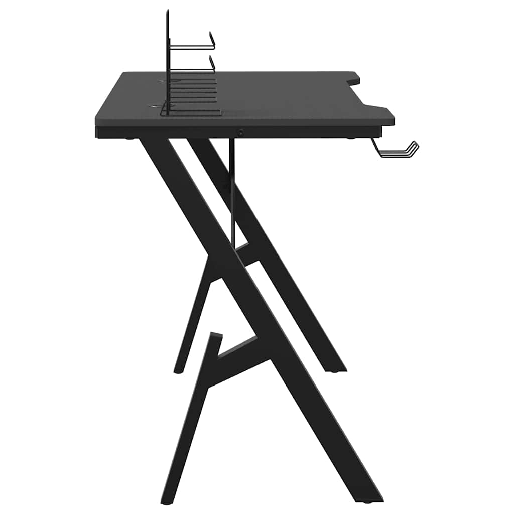 Workstation - Gaming Tisch - Schreibtisch - Zubehörablagen - PC-Tisch - 90x60 cm
