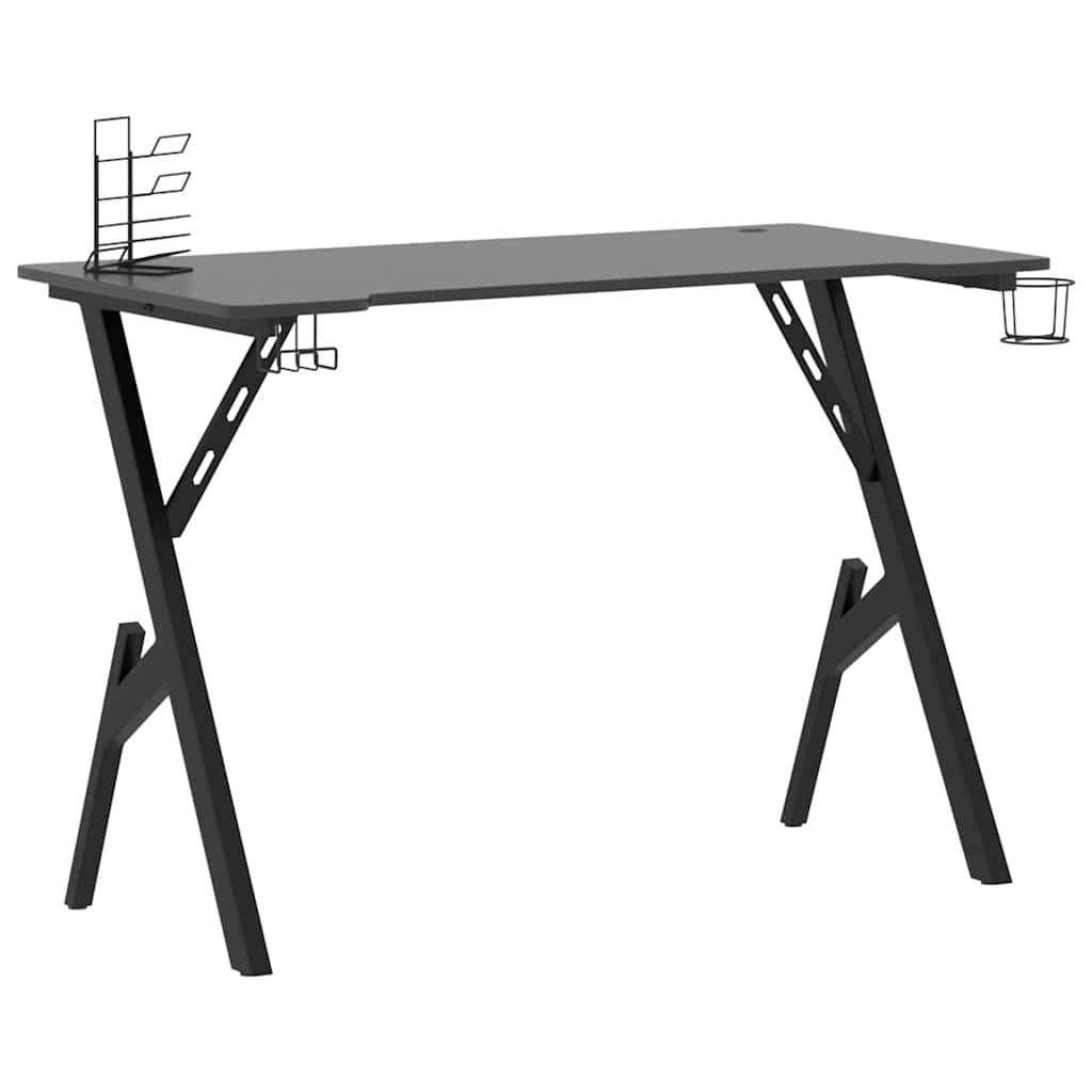 Gaming-Tisch m. Ablagen - Schreibtisch - Computertisch - Bürotisch - 110x60x75cm