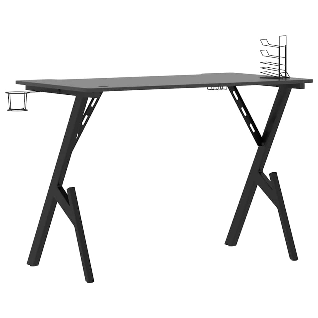 Gaming-Tisch m. Ablagen - Schreibtisch - Computertisch - Bürotisch - 110x60x75cm