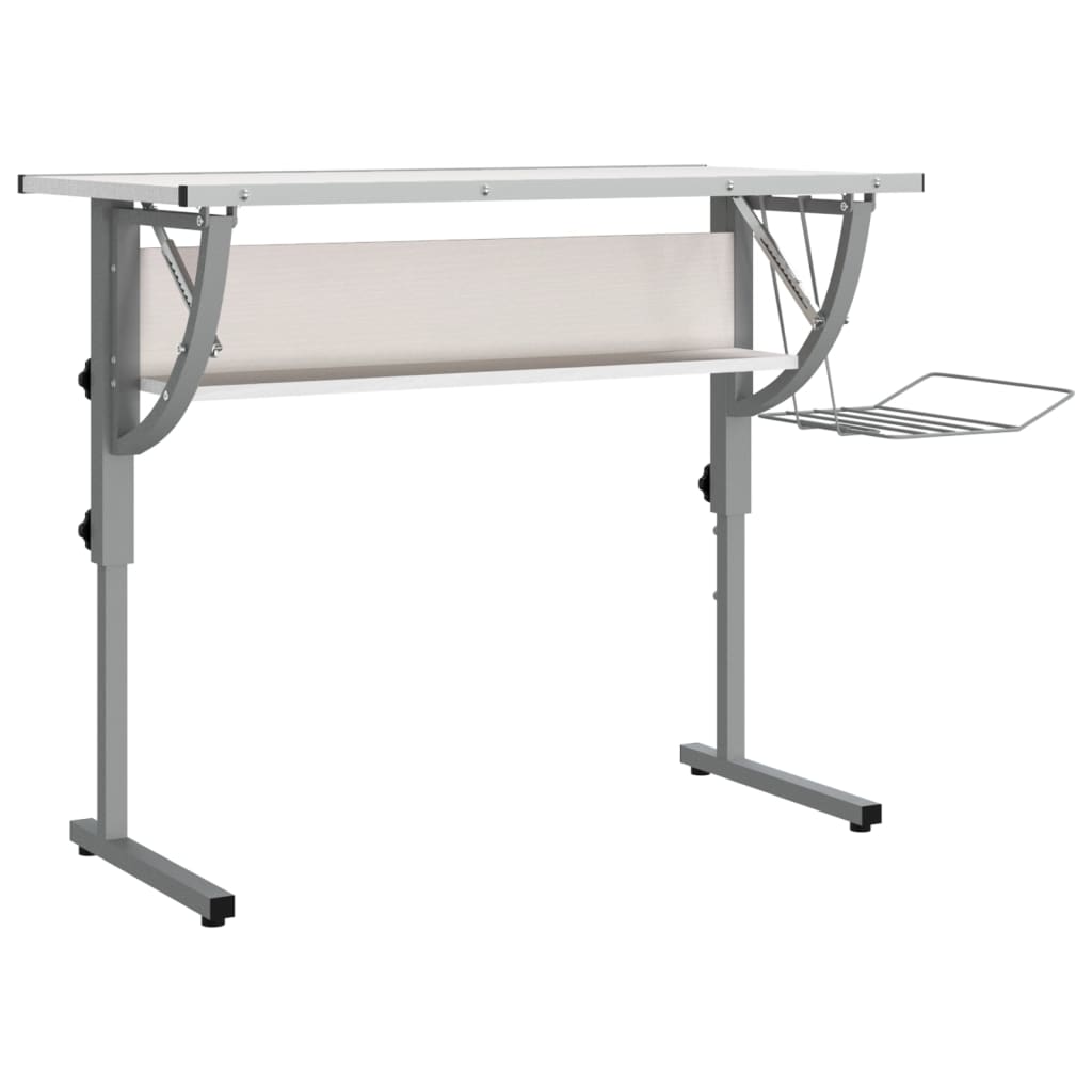 Zeichentisch - Basteltisch - Schreibtisch - Arbeitstisch - 110 x 53 x 58–87 cm