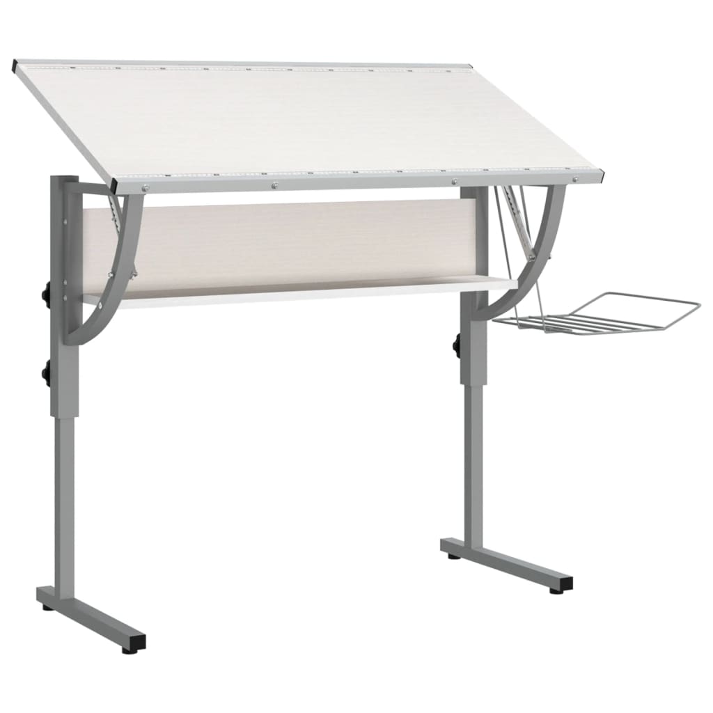 Zeichentisch - Basteltisch - Schreibtisch - Arbeitstisch - 110 x 53 x 58–87 cm