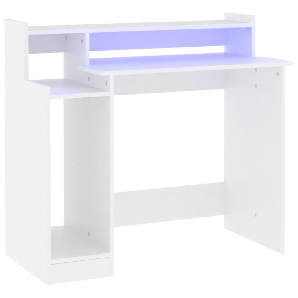 LED-Computertisch - Schreibtisch - Gaming-Tisch - Bürotisch - 97 x 45 x 90 cm