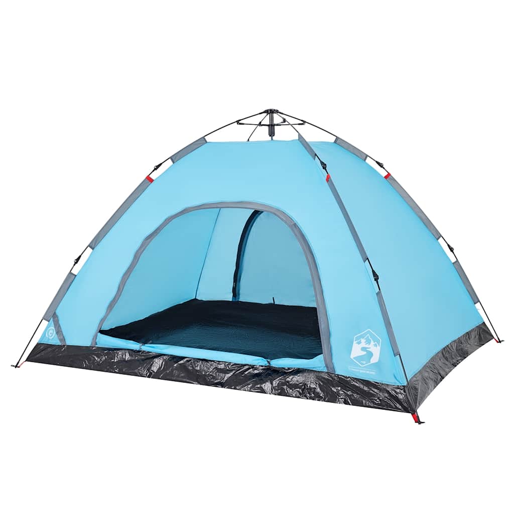 Campingzelt - Kuppelzelt - Festival-Zelt - 4 Personen - Packmaß 86x16x16 cm