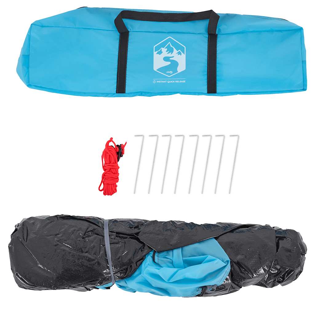 Campingzelt - Kuppelzelt - Festival-Zelt - 4 Personen - Packmaß 86x16x16 cm