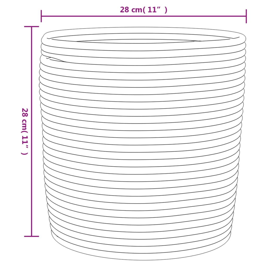 2er Set Wohnkörbe - Mehrzweckkörbe - Ordnungshelfer - Schmuckkörbe - 28 x 28 cm