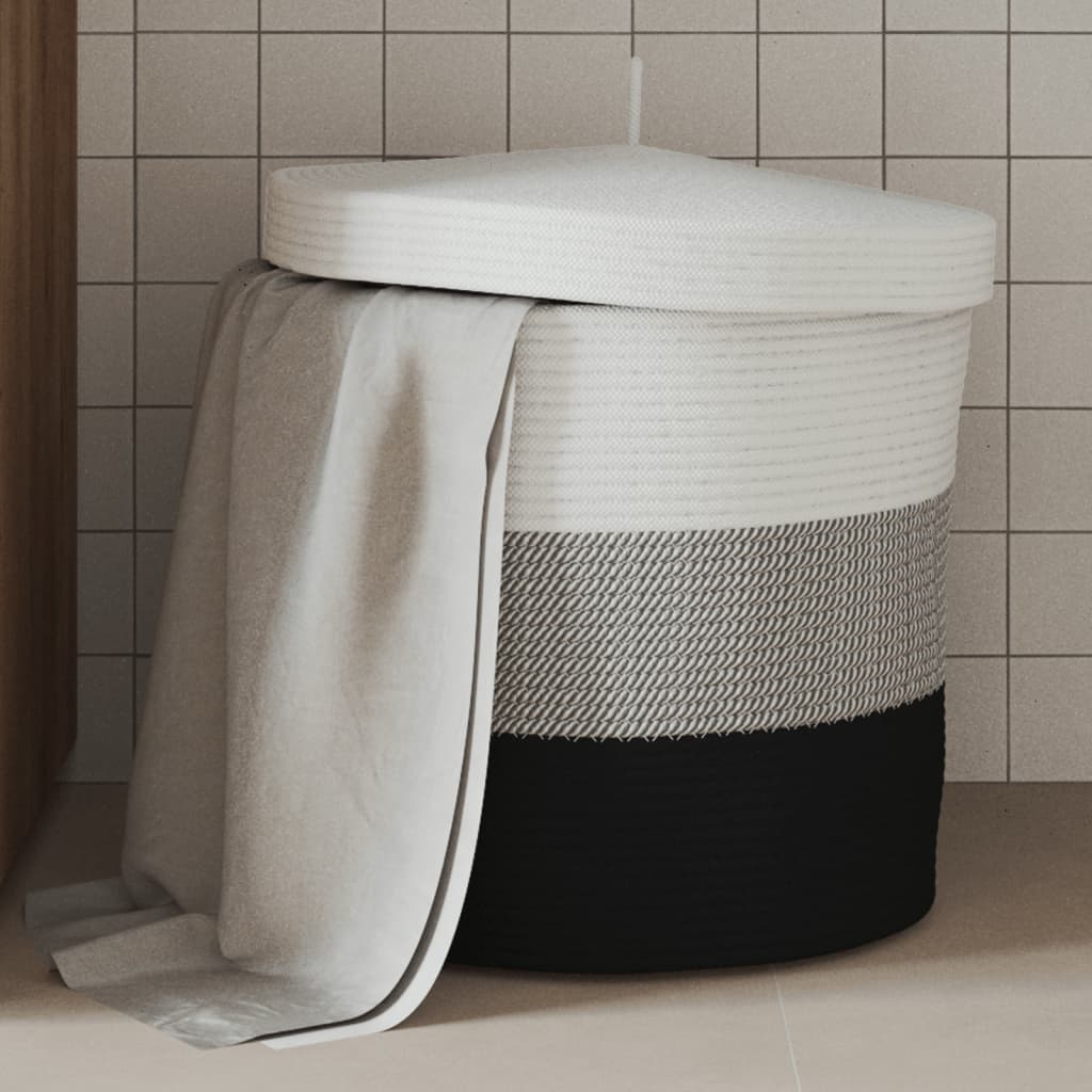 Toller Aufbewahrungskorb - Wäschekorb - Mehrzweckkorb - Deckelkorb - 40 x 35 cm