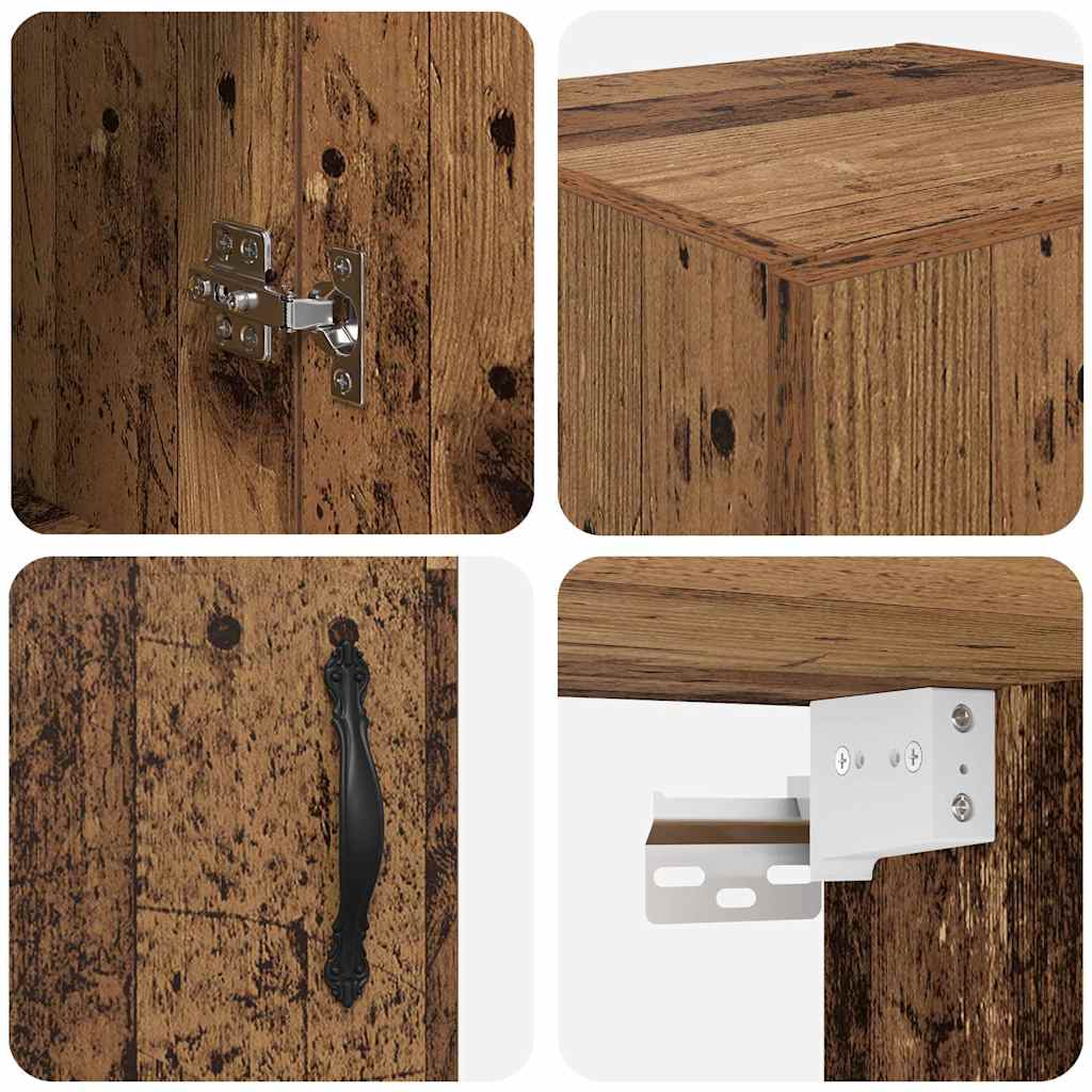 TOP Wandschrank - Hängeschrank - Vitrinenschrank - Medienschrank - 69 x 90 cm