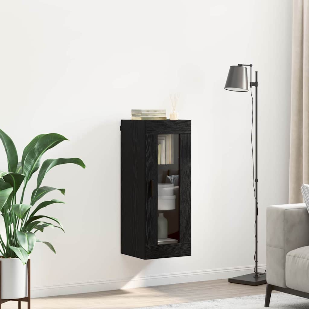 Wandschrank - Hängeschrank - Vitrinenschrank - Schrankmöbel - 34,5 x 34 x 90 cm