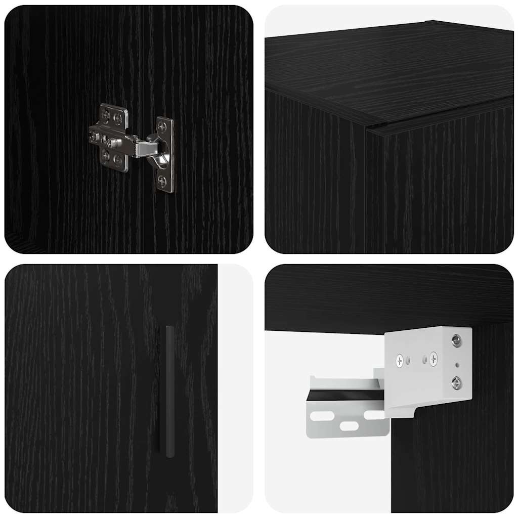 Wandschrank - Hängeschrank - Vitrinenschrank - Schrankmöbel - 34,5 x 34 x 90 cm